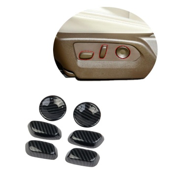 Chevrolet Tahoe 2021-2022 ABS Carbon Fiber Black Interior Seat Button Cover