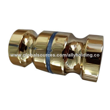 Shower knob, aluminum alloy, chrome and nickel