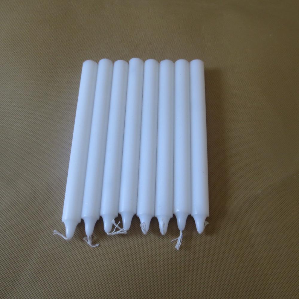 70% Paraffin Wax Bright White Stick Candles