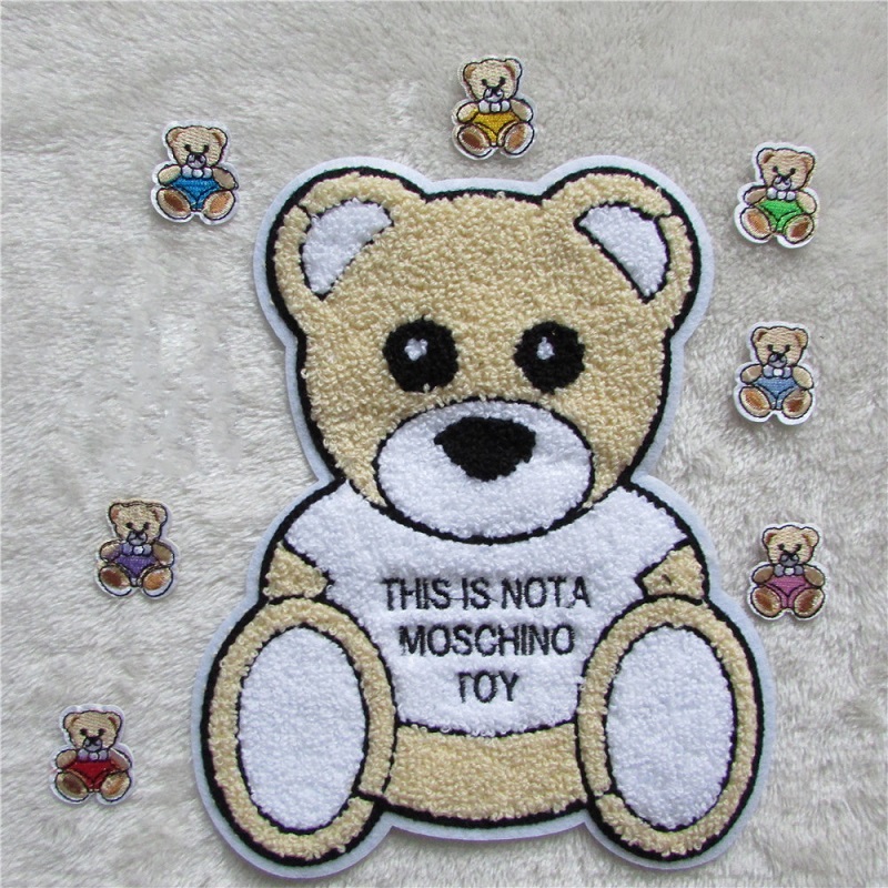 Cartoon Cute Little Bear Embroidery