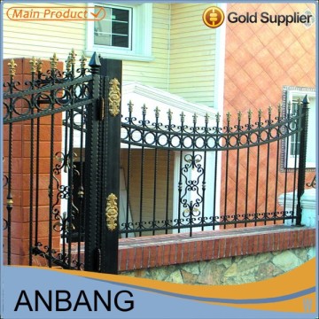 Decorative iron fence panels