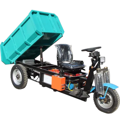 Electric diesel tricycle for tunnel mining