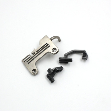 YUK Needle Position EX 4-Wire Air Blowing System for Overlock and Tension Sewing Machine: Needle Plate & Feed Dog Assembly