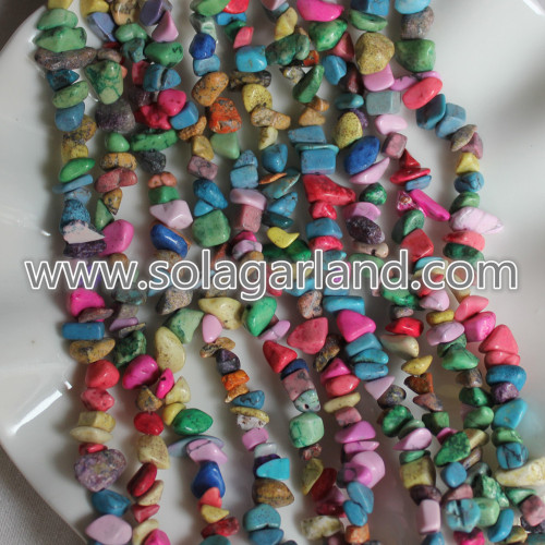 Freeform Natural Stone Chips Beads για Κοσμήματα 31 &quot;