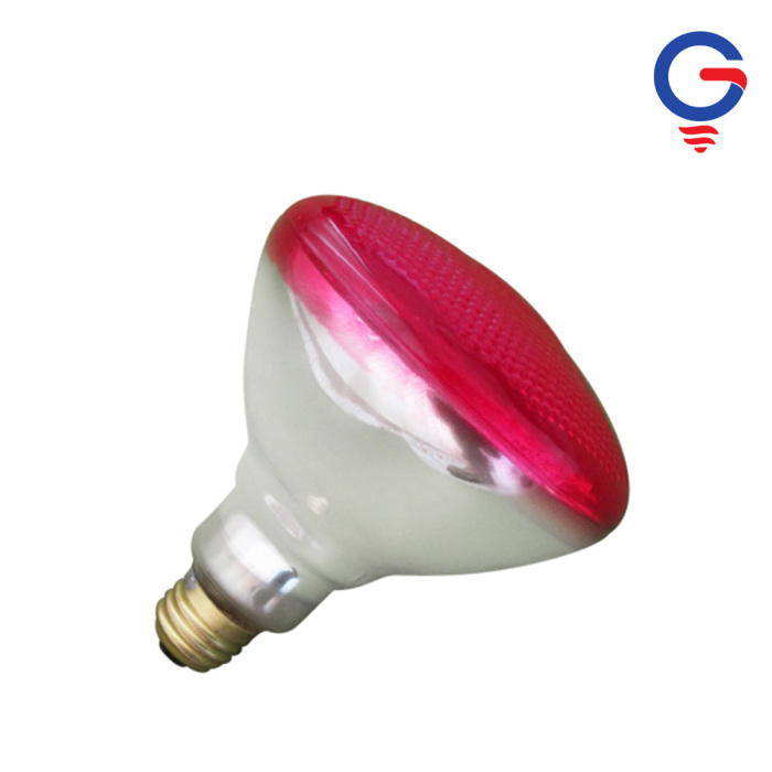 Red Top Silver Base Infrared Bulb