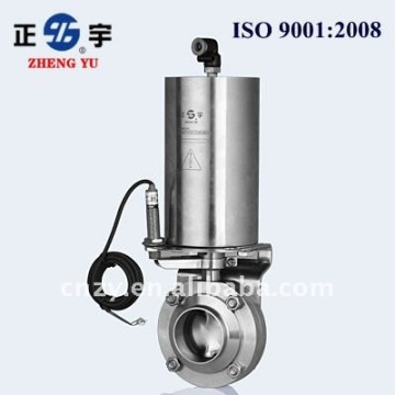 Sanitary Penumatic butterfly valve