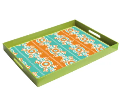 Elegant Painting Wooden Food Serving Trays