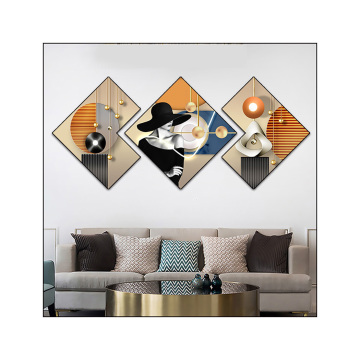 Modern Luxury Canvas Art: Abstract Gold Portrait Still Life for Living Room Decor