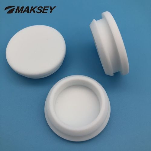 MAKSEY Silicone Gasket Rubber Seal Stopper for Round Hole Steel Sheet Surface Finish Painted Powder Coating 42 44 46 48 50MM