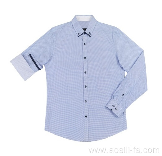 Men's Long Sleeve Woven Shirts in summer