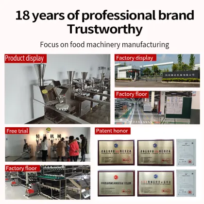 Small Exquisite Stainless Steel Chinese Steamed Stuffed Pork Buns Making Machine