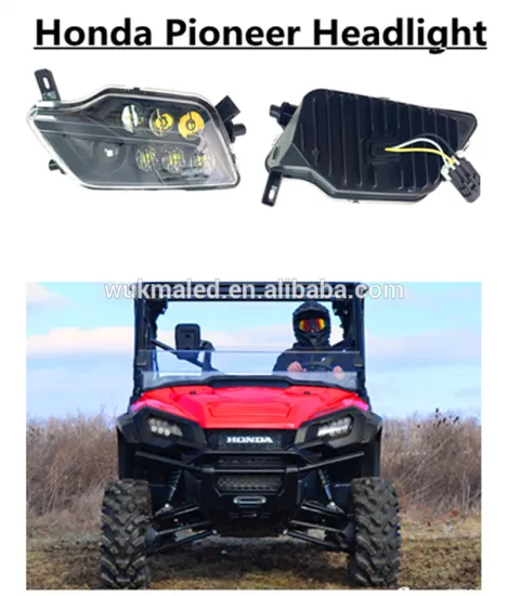 For Honda Genuine Accessories Pioneer 1000 Led headlight Hi/low beam kits Driving headlamp