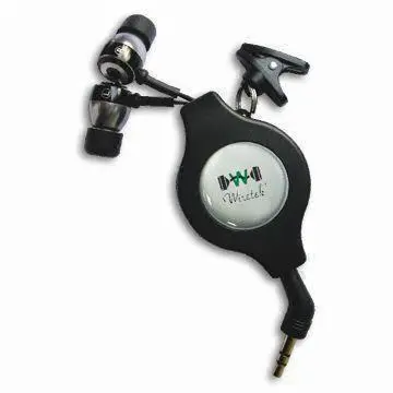 Retractable Earphone for MP3/MP4