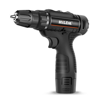 Hilda 12V Lithium -Batterie -Kordelschraubendreher &amp; Impact Drill Kit