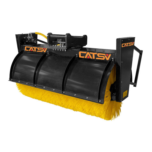 Hydraulic Sweeper Brush ROTARY BROOM FOR EXCAVATOR CATSU Manufactory