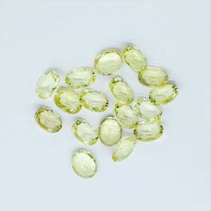 Natural Lemon Crystal Egg Shape Beautiful Lemon Quartz