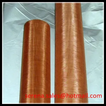 China made red copper mesh emi shielding fabric