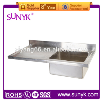 deep drawn stainless steel sink