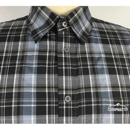 Men's Plaid Mesh Long Sleeves Shirts
