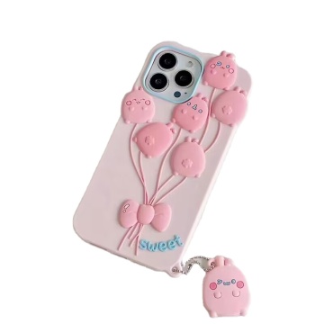 2023 nueva caja de teléfono de silicona con flores Tulip para iPhone 14 Pro Max