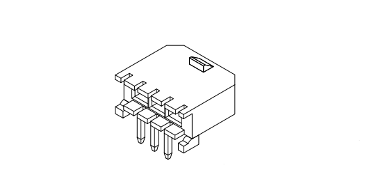 MX3.0mm 90 ° Wafer-Anschlussreihe AW3045R-1xnp