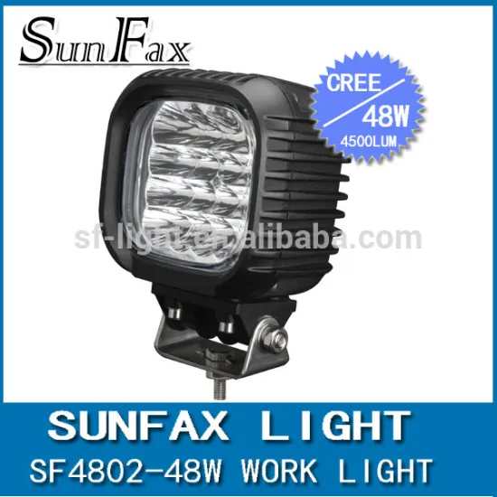 High Quality 48w C REE led work light lamp DC 12V 24V auto led work light for jeep truck led tractor work light