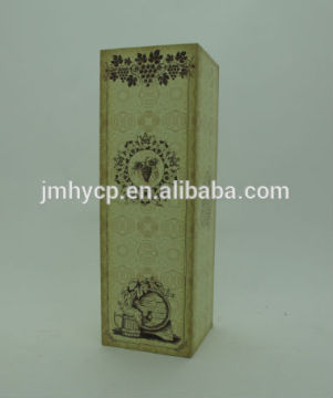 2015 single bottle carrier recycled cardboard Christmas wine gift box