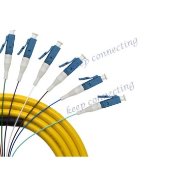 FTTH Single -Modus Single Core Faser -Pigtail LC UPC LZH/PVC 12Cores