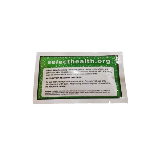 Skincare Biodegradable Wet Wipes Individually Wrapped