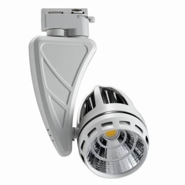 30w Cob Led Track Lights , Aluminum High Heat Dissipation
