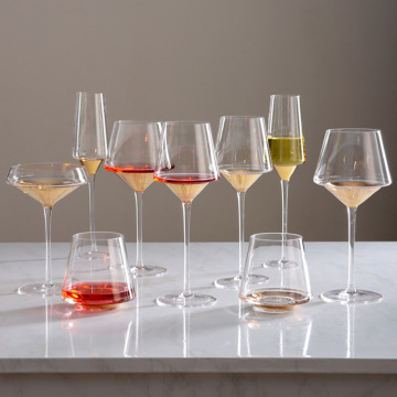 Luxury Handmade Lead-free Crystal Glasses: Classic Designs for Wine, Whiskey & Champagne