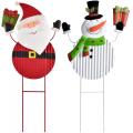 25" x 11" Snowman and Santa Yard Signs