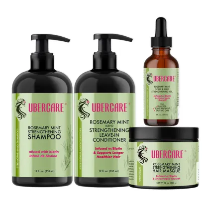 Fast Shipping Organics Rosemary Mint Strengthening Shampoo and Hair Masque