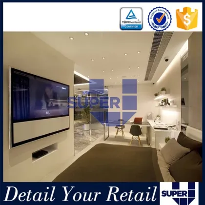 Delicate warmtone shop furniture mobile shop decoration