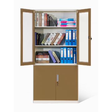 Индивидуальные дизайнерские шкафы со стеклянной дверью в офисе для хранения документов