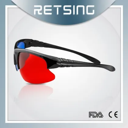 Thicken Lenses Plastic 3D Glasses Red Blue Red Cyan Lenses