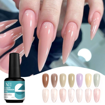 MH 120 Colors TPO FREE HEMA FREE Rubber Base Self-Leveling Extension Gel Soak-Off Hard Nail Gel Polish