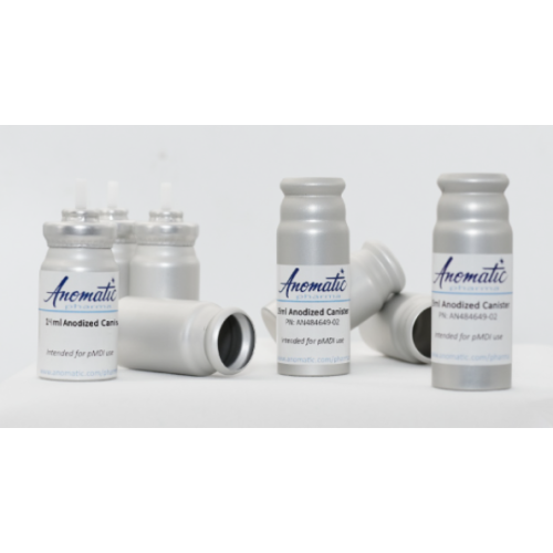 MDI canisters anodized' canisters