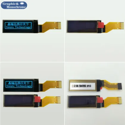 Genyu 0.91 OLED Display 128x32 LCD Screen - Blue OLED
