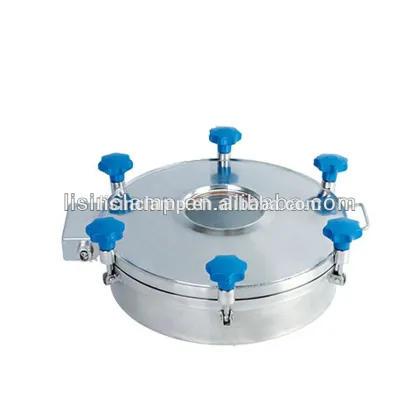 stainless steel sanitary manhole cover model YAD SUS304 SUS316l