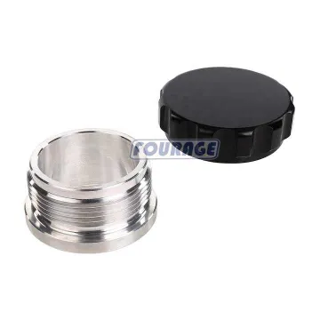 Natural Aluminum Alloy Filler Neck AN24 Weld-On Bung for Fuel Tanks