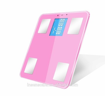 Hot Digital body fat analyser bathroom scale / weight scale bluetooth