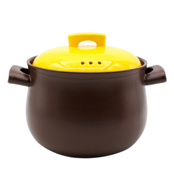 Gas-Stove Safe Soup Cooking Pot: Heat Resistant Cookware for Various Cookers