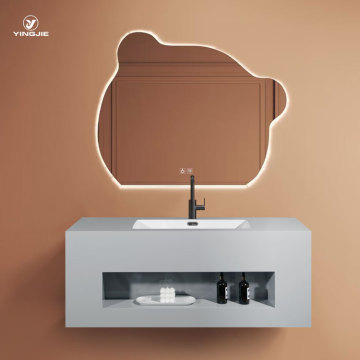 Modern Floating Sink Cabinet with Basin for Bathroom