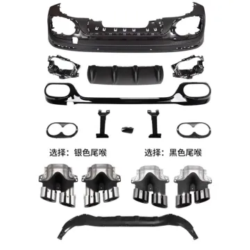 Mercedes Benz GLB Class X247 2020-2022 Body Kit Upgrade to GLB35 AMG with Rear Diffuser and Exhaust Pipe