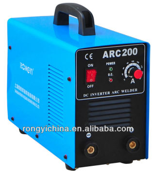 Shanghai RONGYI Mosfet Inverter DC MMA single phase portable arc 200 welding machine ARC200