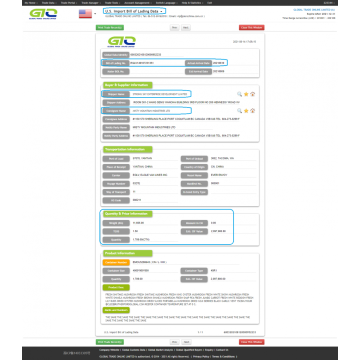 Datos personalizados de importación de EE. UU. De hongos