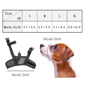 Housse de bouche anti-aboiement de chien de chien