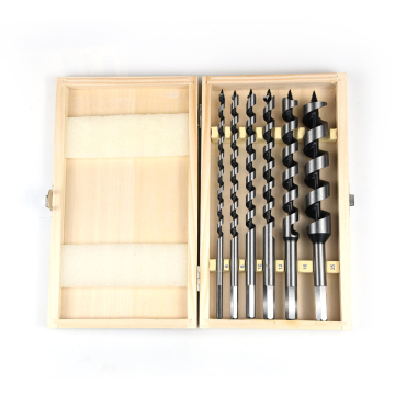 Factory Direct 6PC Wooden Hex Shank Wood Auger Drill Bit Set 6mm-25mm