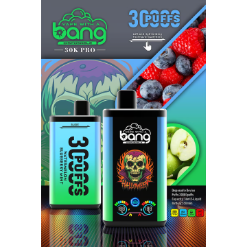 BANG 30K Hương vị kép Vape Vape Bán buôn Tây Ban Nha